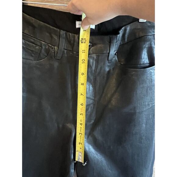 Good American GOOD CLASSIC Slim Straight Jeans GC046T Sz 14/32 Inseam 28" Black - Picture 6 of 9